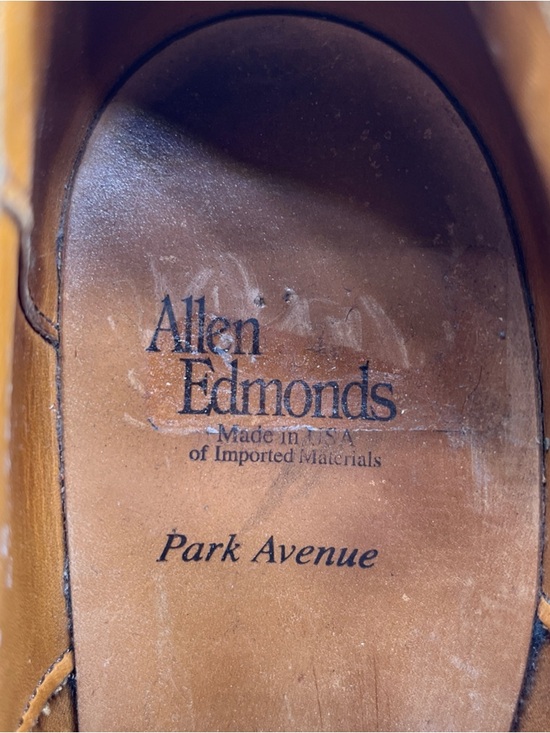 Allen Edmonds Park Avenue Cap-Toe Oxfords Merlot Burgundy Leather Men\'s 11.5 main image 10